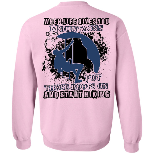 I Love Hiking T Shirt, Start Hiking Sweatshirt