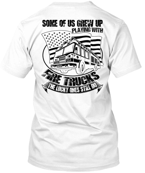 A black t-shirt with the shopify logo