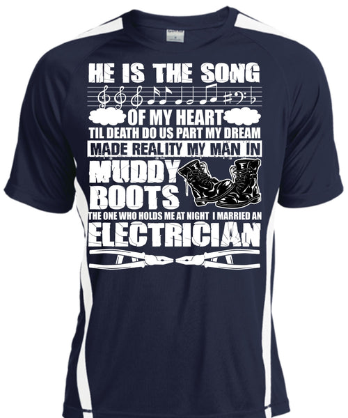 I Married An Electrician T Shirt, He Is The Song T Shirt, Cool Shirt