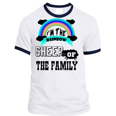 A black t-shirt with the shopify logo