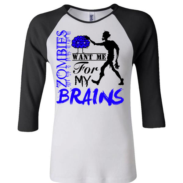 Zombies Want Me For My Brains T Shirt, Wait For Halloween T Shirt, Awesome T-Shirts