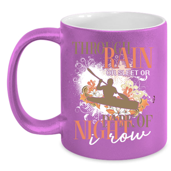 Dark Of Night I Row Coffee Mug, Cool Sport Coffee Cup