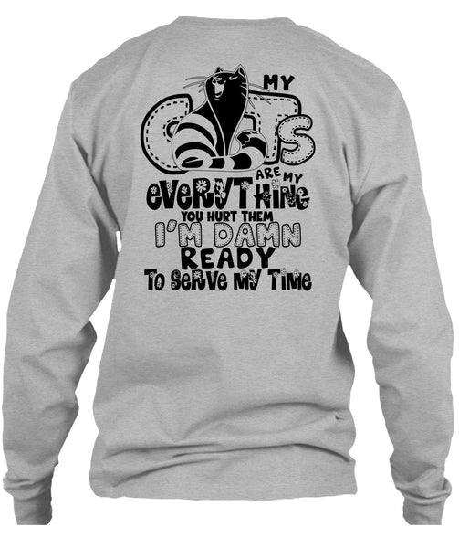 My Cats Are My Everything T Shirt, I Love My Cat T Shirt