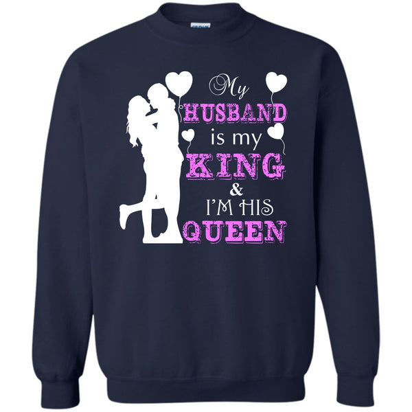 I'm His Queen T Shirt, Gift For Wife Sweatshirt