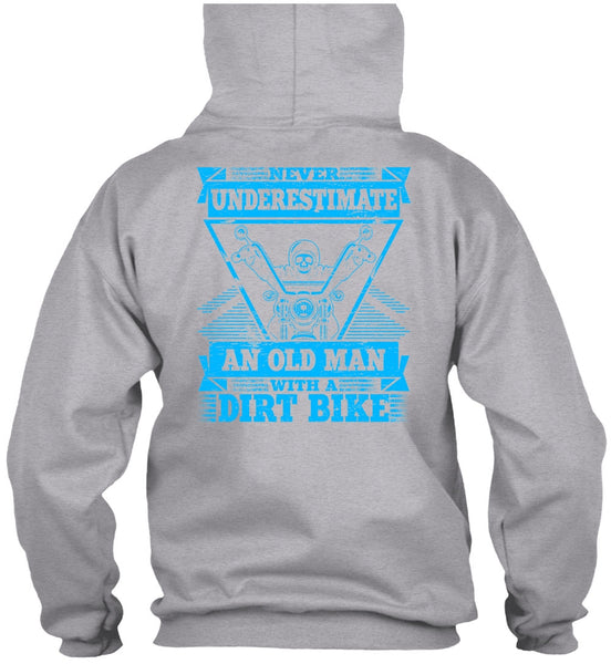 Old Man With A Dirt Bike T Shirt, I Love Biking T Shirt