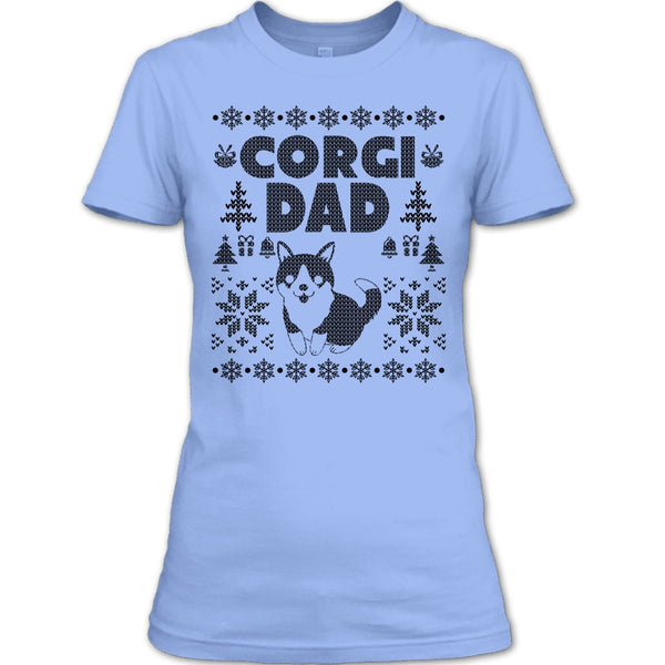 Corgi Dad T Shirt, Gift For Merry Christmas T Shirt