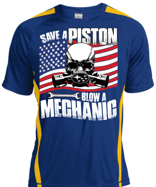 Save A Piston Blow A Mechanic T Shirt, I Love Mechanic T Shirt, Cool Shirt