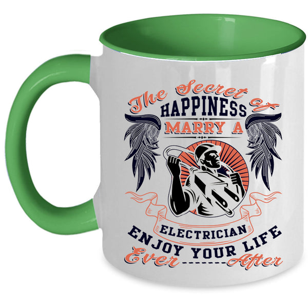 I Love Electrician Coffee Mug, Marry A Electrician Accent Mug