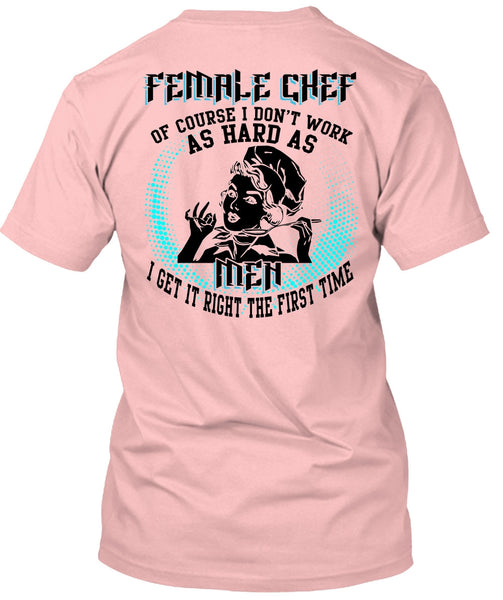 Female Chef T Shirt, I Love Chef T Shirt