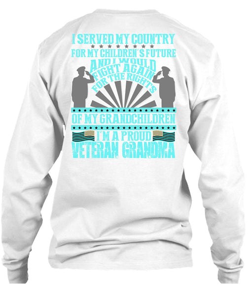 I'm A Proud Veteran Grandma T Shirt, I Love Veteran T Shirt