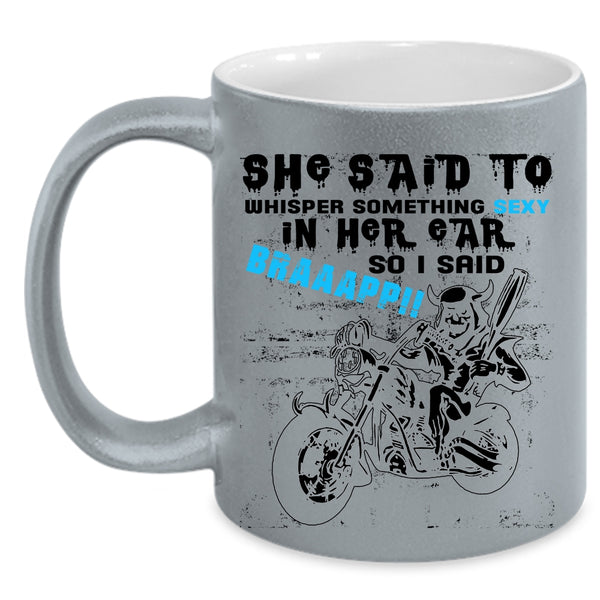 Cool Gift For My Daughter Coffee Mug, Awesome Motorcycles Accent Mug
