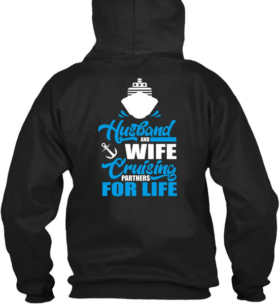 Husband And Wife Cruising T Shirt, Partners For Life T Shirt