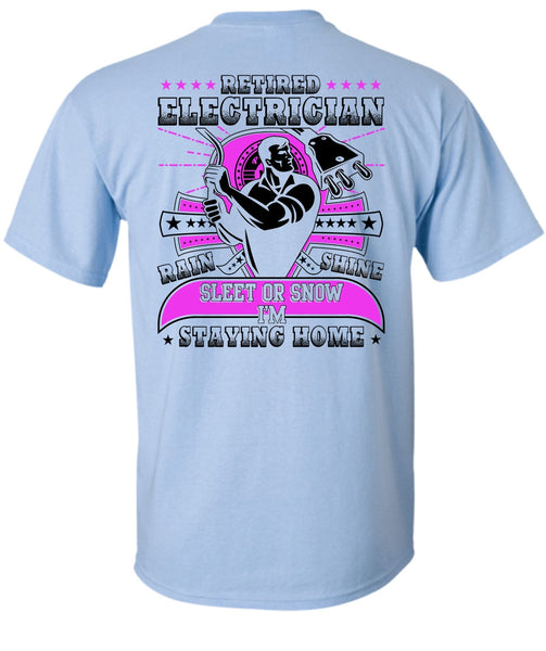 Retired Electrician T Shirt, I Love Electrician T Shirt