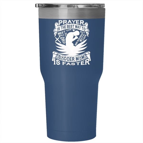 Don't Mess With This Soccer Mom Tumbler 30 oz Stainless Steel, Cool Soccer Mom Travel Mug