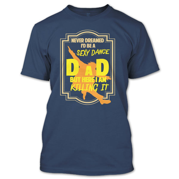 A black t-shirt with the shopify logo