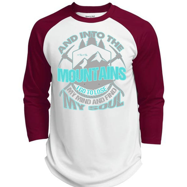 And Into The Mountains T Shirt, I Love Hiking T Shirt, Awesome T-Shirts  (Polyester Game Baseball Jersey)
