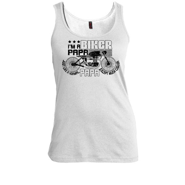 I'm A Biker Papa T Shirt, Gift For Grandpa Tank Top