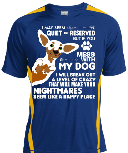 You Mess With My Dog T Shirt, Pets T Shirt, I Will Break Out A Level Of Crazy T Shirt