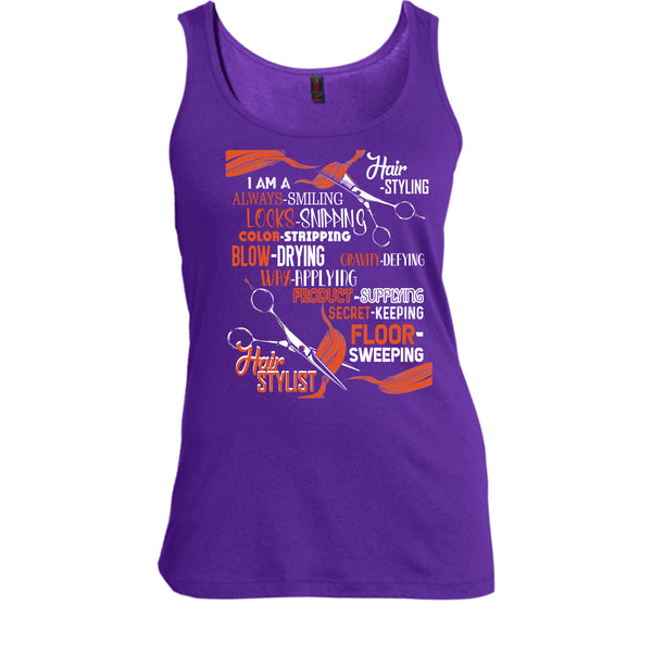 I'm A Hair-Styling T Shirt, I'm A Hair Stylist' Tank Top