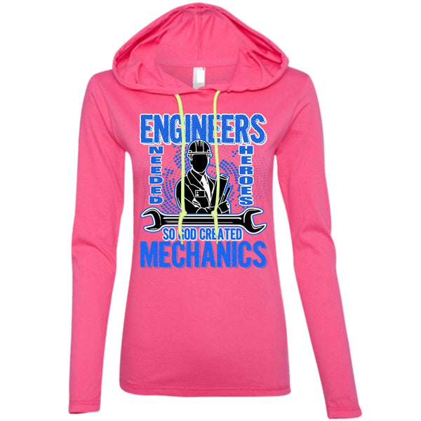 God Created Mechanics T Shirt, Engineers T Shirt, Awesome T-Shirts