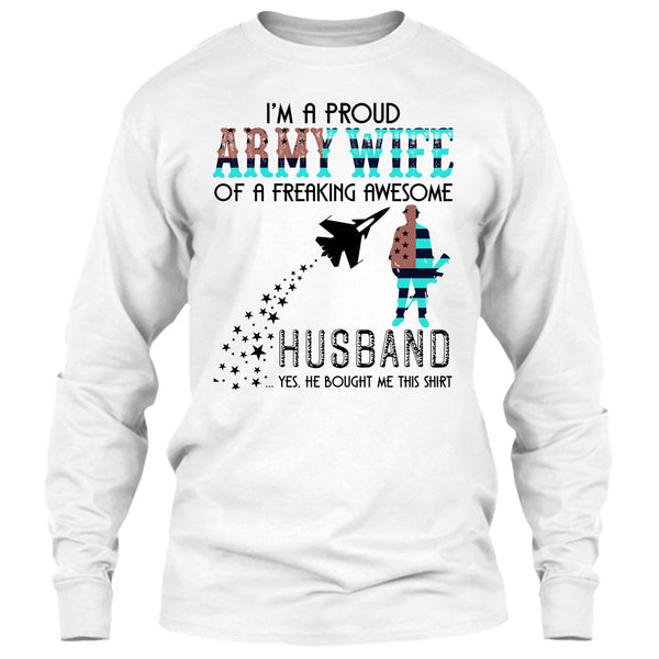 I'm A Proud Army Wife T Shirt, Coolest Army Wife T Shirt
