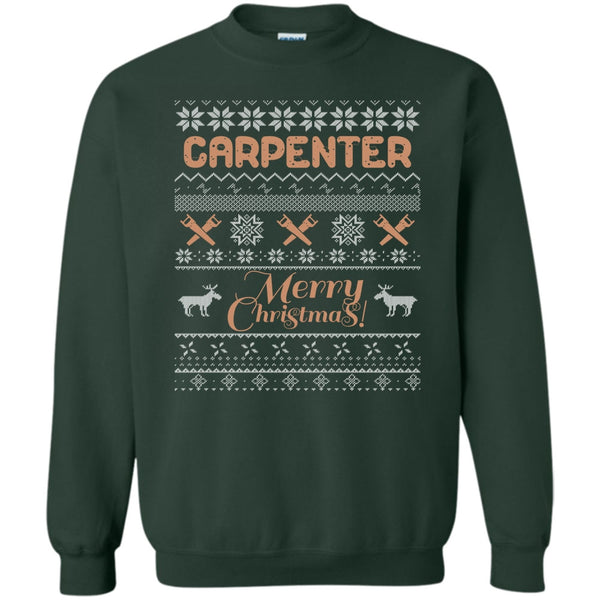 Coolest Carpenter T Shirt, Gift For Merry Christmas Sweatshirt