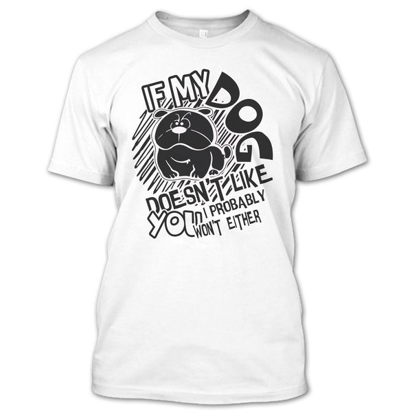 A black t-shirt with the shopify logo