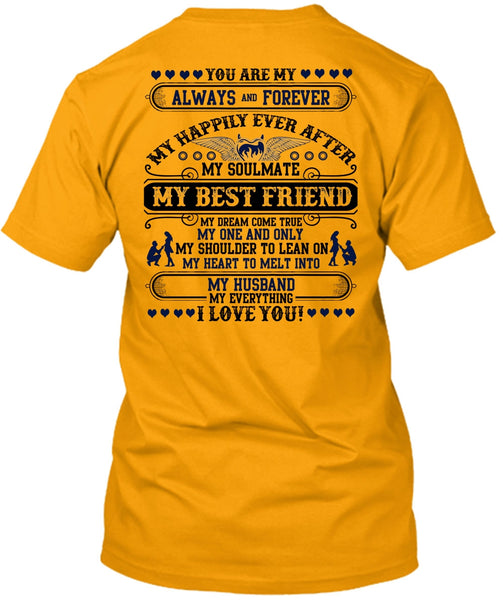 My Husband My Everything T Shirt, Being A Husband T Shirt