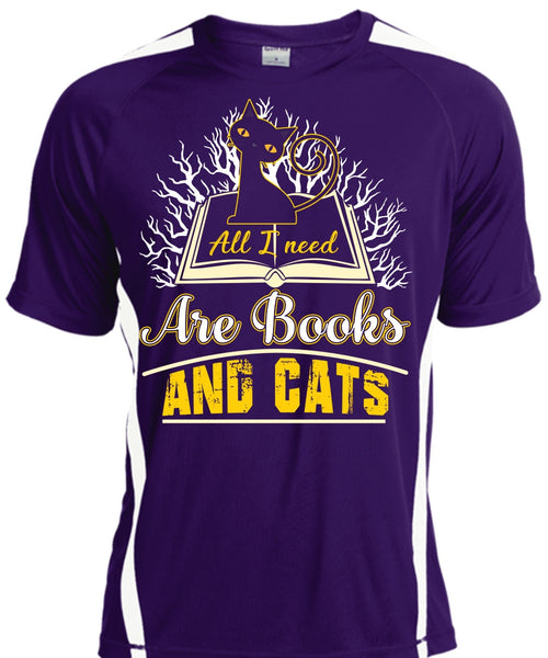 All I Need Are Books And Cats T Shirt, Being A Reader T Shirt, Cool Shirt
