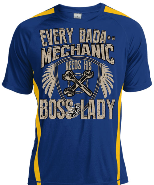 Mechanic Needs His Boss Lady T Shirt, Being A Mechanic T Shirt, Cool Shirt