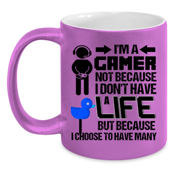 Awesome Gift For Gamers Coffee Mug, I'm A Gamer Accent Mug