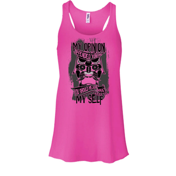 My Opinion Offended You? T Shirt, Coolest Shooter Tank Top