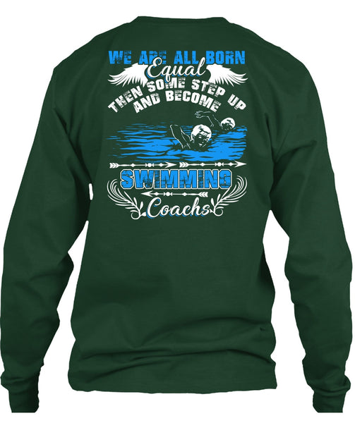 Become Swimming Coach T Shirt, I Love Swimming T Shirt