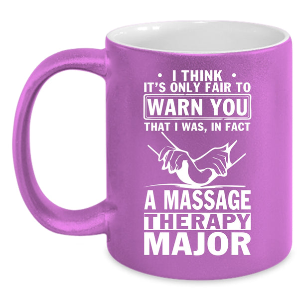 Massage Therapy Major Coffee Mug, Cute Massage Therapist Coffee Cup