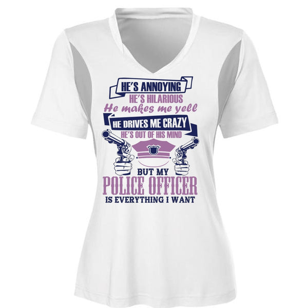 My Police Officer Is Everything I Want T Shirt, I Love Police T Shirt, Awesome T-Shirts