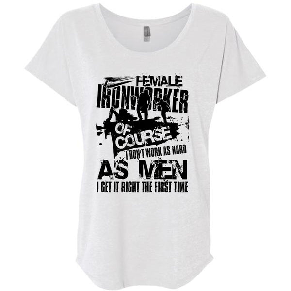Female Ironworker T Shirt, I Love Ironworker T Shirt, Awesome T-Shirts