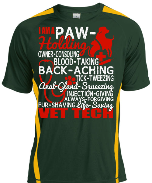 Saving Vet Tech T Shirt, I Am A Paw-Holding T Shirt, Cool Shirt