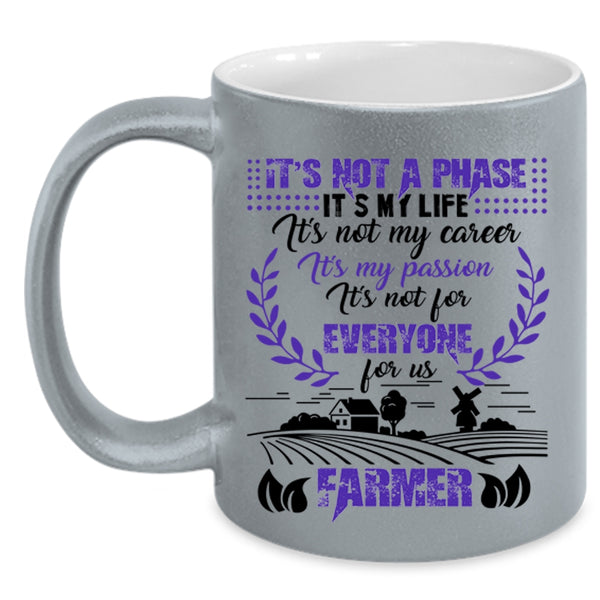 Cute Gift For Farmer Coffee Mug, Farmers Accent Mug