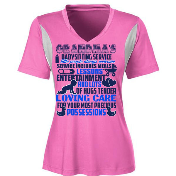 Grandma's Babysitting Service T Shirt, I Love Family T Shirt
