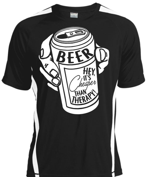 A black t-shirt with the shopify logo