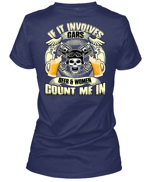 If It Involves Cars T Shirt, I Love Mechanic T Shirt