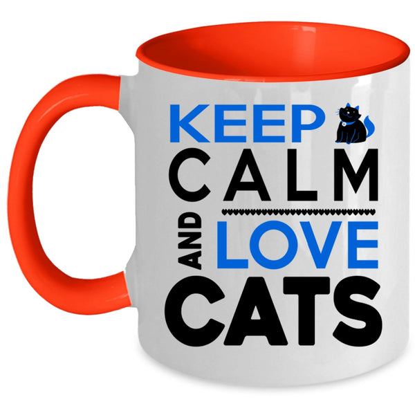 Keep Calm And Love Cats Cup, I Love Pets Mug