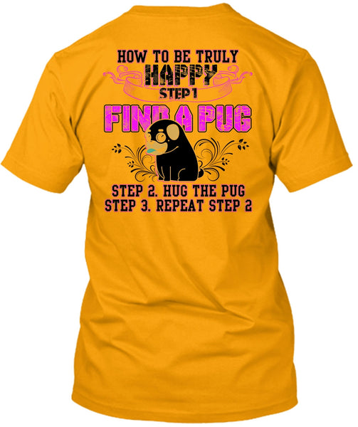 Find A Pug T Shirt, I Love Pug T Shirt