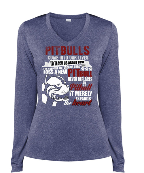 Pit Bulls Come Into Our Lives T Shirt, Loss A New Pit Bull T Shirt