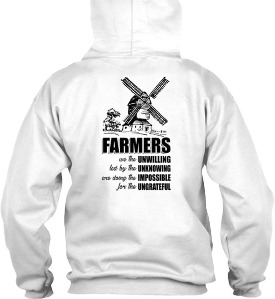 Farmers We The Unwilling T Shirt, I Love Farming T Shirt
