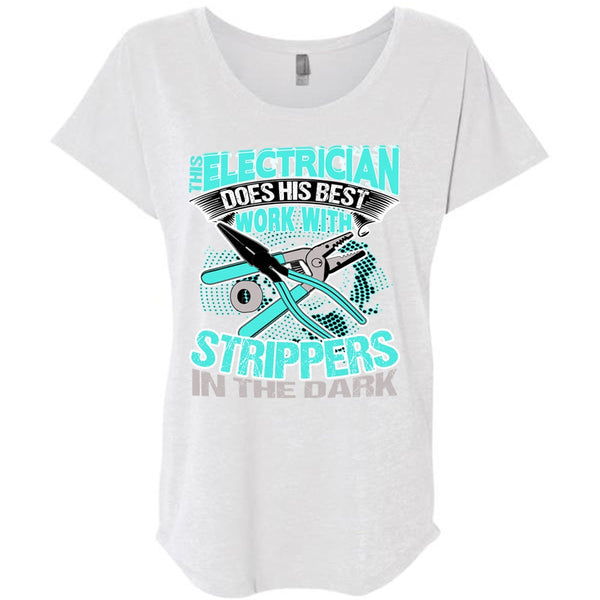 This Electrician Does His Best Work T Shirt, I Love Electrician T Shirt, Awesome T-Shirts