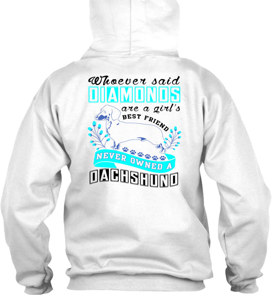 Diamond Are A Girl's Best Friend T Shirt, I Love My Dog T Shirt