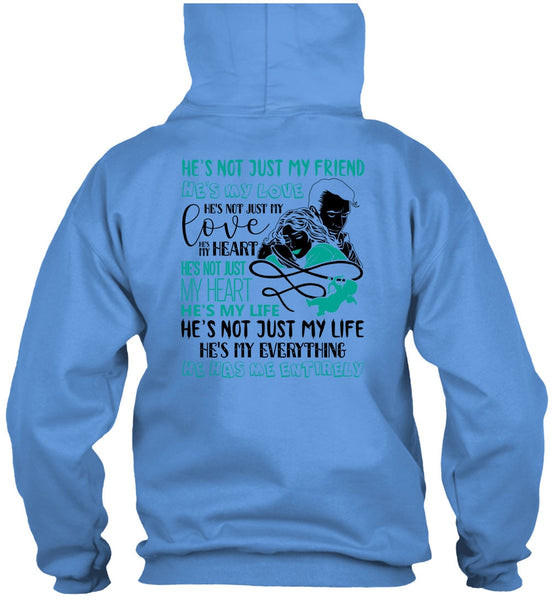 He's Not Just My Friend T Shirt, I Love Wife T Shirt