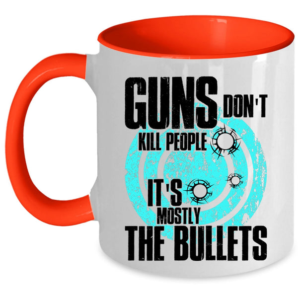 Funny Gift For Gun Owner Coffee Mug, Cool Gunaholic Accent Mug