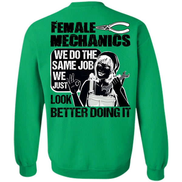 I Love Mechanic T Shirt, Female Mechanics Sweatshirt